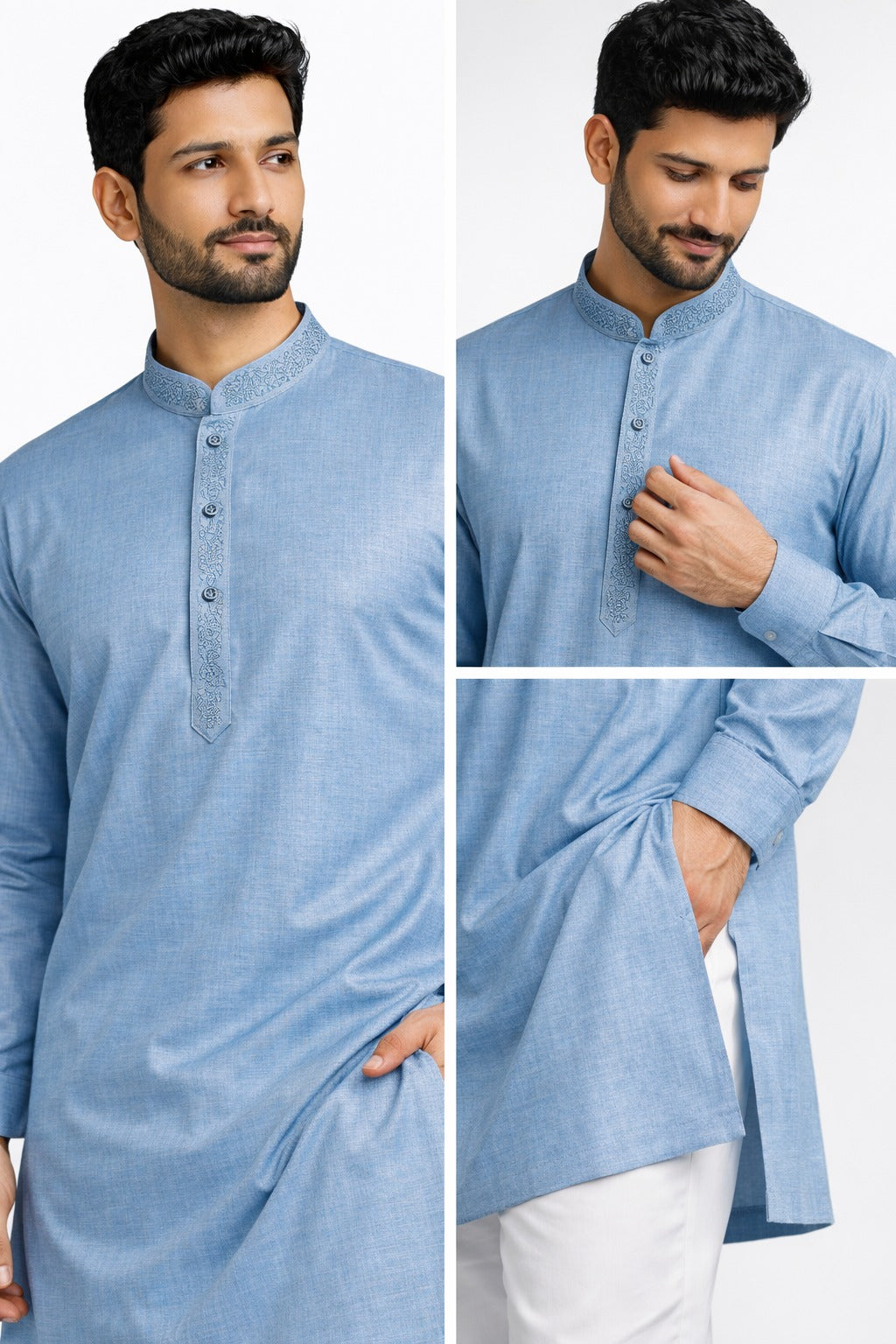 Noor Blue Kurta
