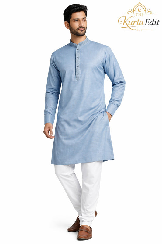 Noor Blue Kurta