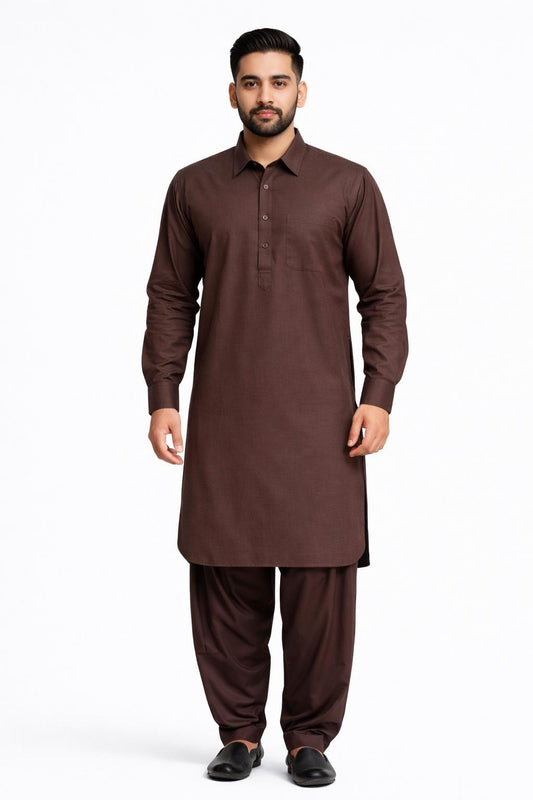 Chocolate Brown Pathani
